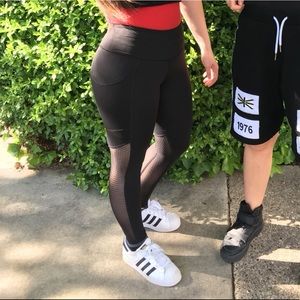 SOLD - Victorias Secret Sport Lace detail Pocket Leggings